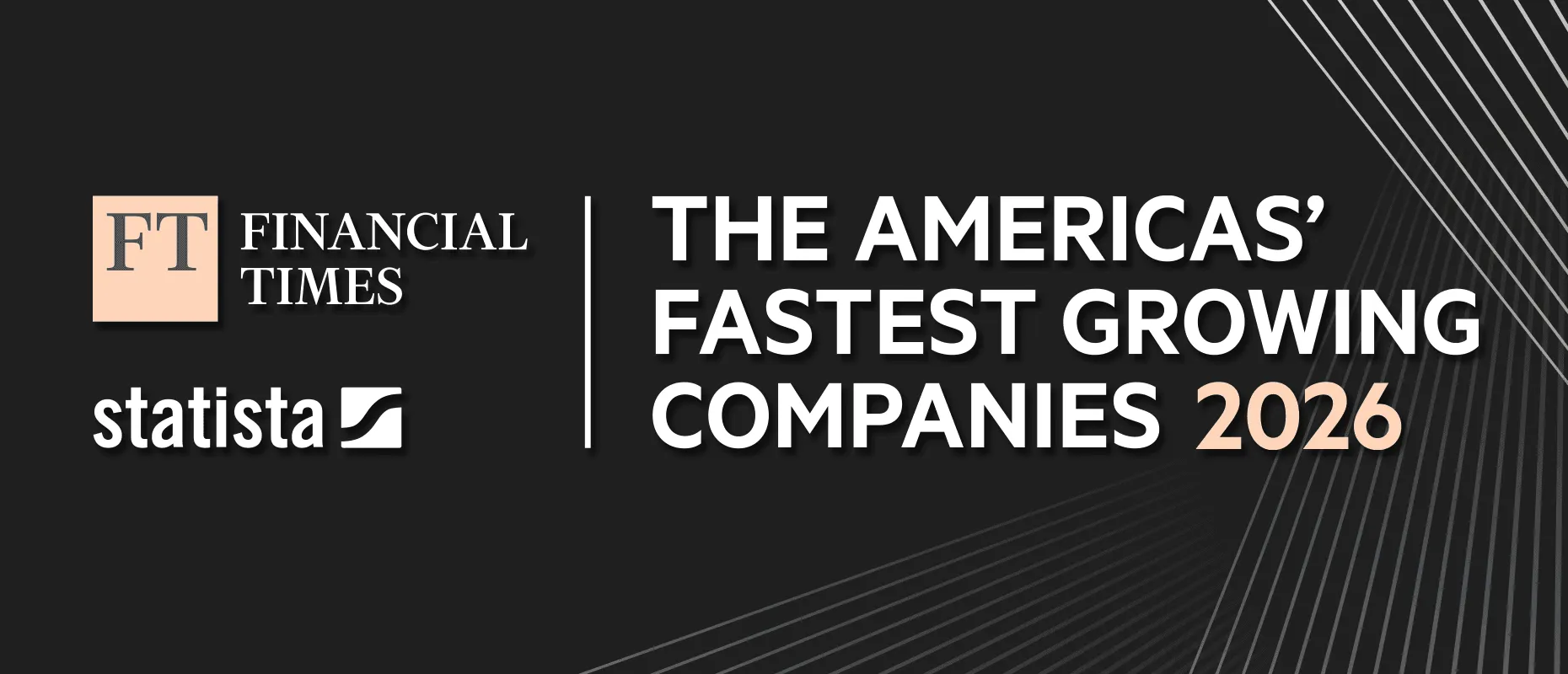 Financial Times 2026 Fastest Growing Companies award badge