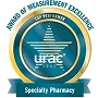 URAC 2023 Award of Measurement Excellence for Specialty Pharmacy medallion.